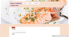 Desktop Screenshot of find-a-seafood-recipe.com